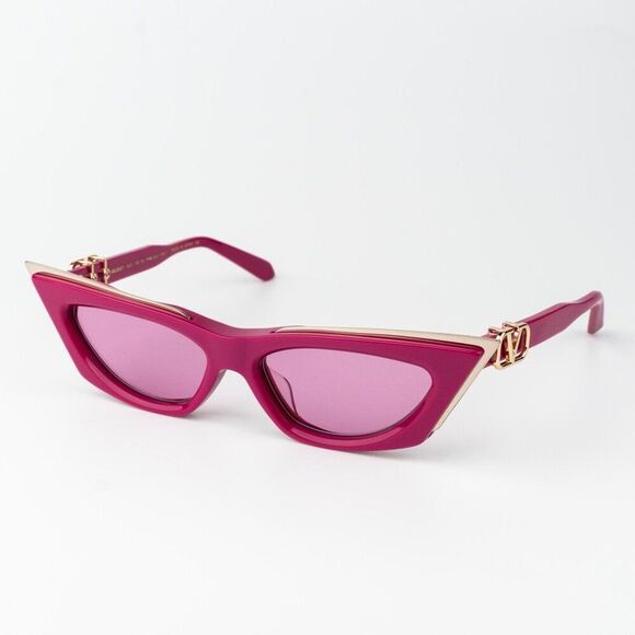 Valentino Women Sunglasses Pink Gold Cat Eye V - GOLDCUT - I VLS-113C-55 main image 10